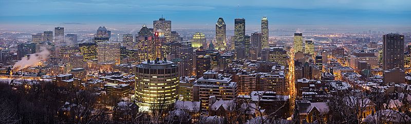 Montreal twilight panorama 2006